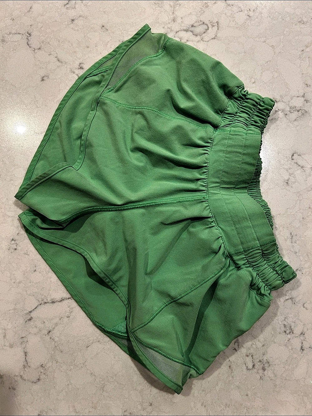 lululemon Hotty Hot shorts, green, size 2 - Picture 5 of 7